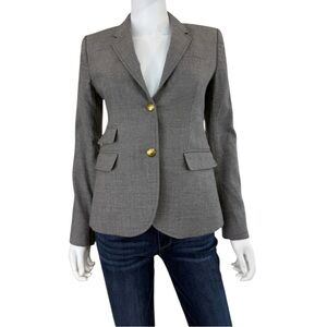 J. Crew Gray Wool Schoolboy Blazer Size 4